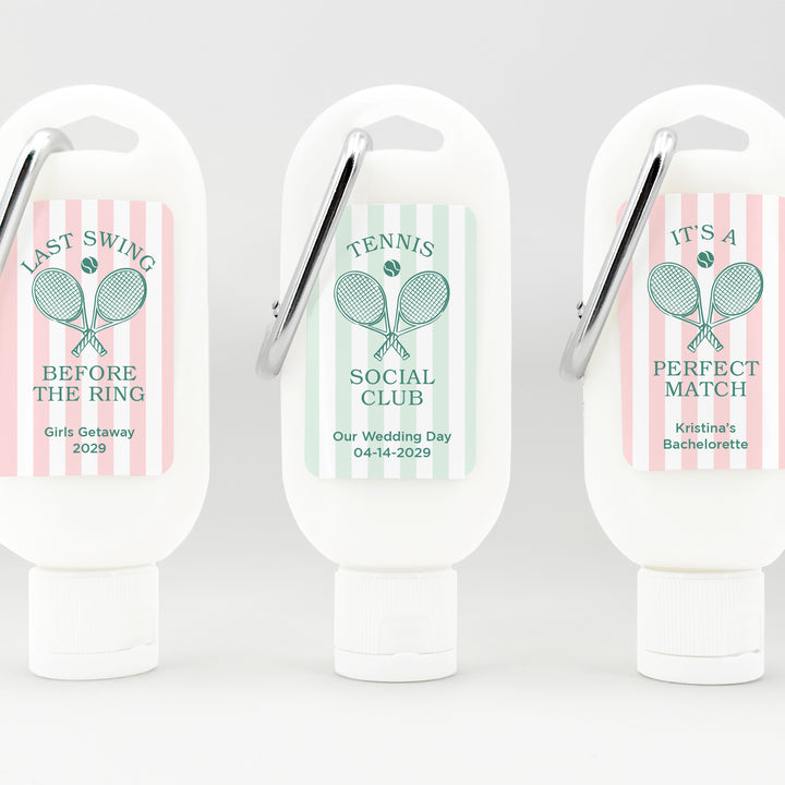 A Perfect Match, Tennis Stripe Carabiner Sunscreen