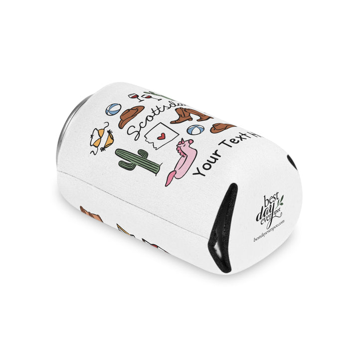 Scottsdale Can Cooler — Personalized Bachelorette Party Can Cooler
