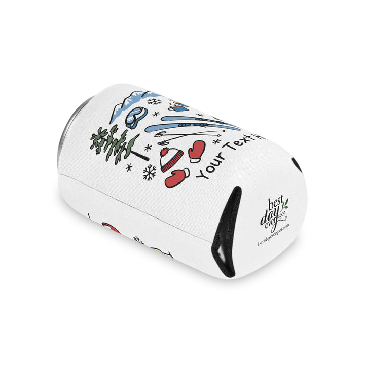 Ski Can Cooler — Personalized Bachelorette Party Can Cooler