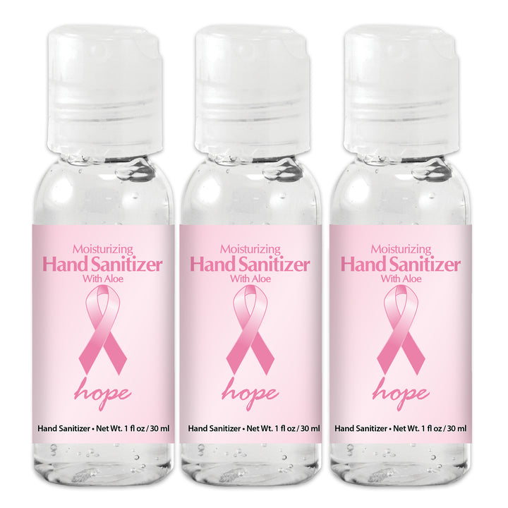 Breast Cancer Awareness Hand Sanitizer, Pink Ribbon