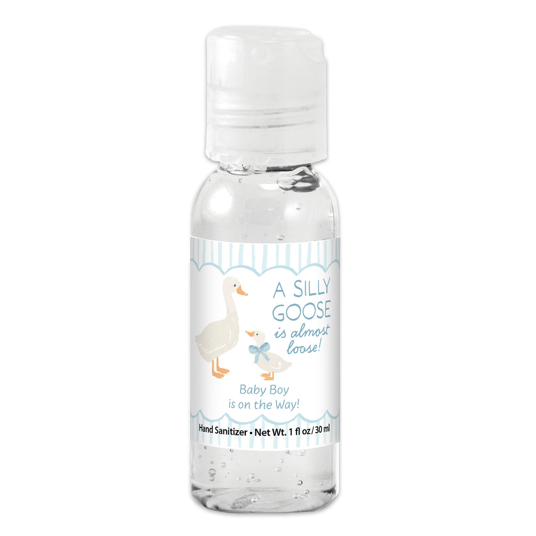 Baby Shower Hand Sanitizer Favors, A Silly Goose is Almost Loose