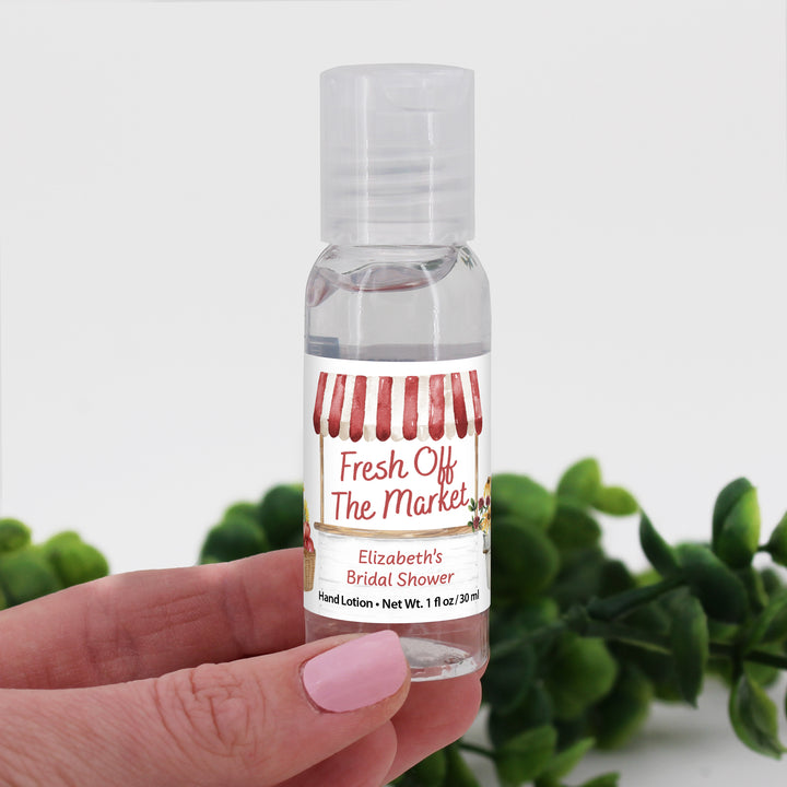 Fall Fresh Off the Market, Bridal Shower Favors, Hand Sanitizer 1 oz Gel