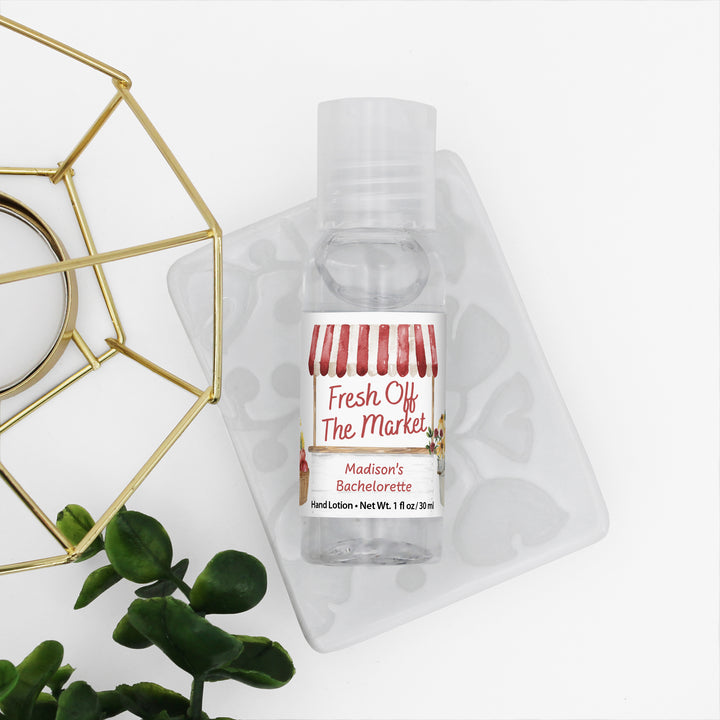 Fall Fresh Off the Market, Bridal Shower Favors, Hand Sanitizer 1 oz Gel