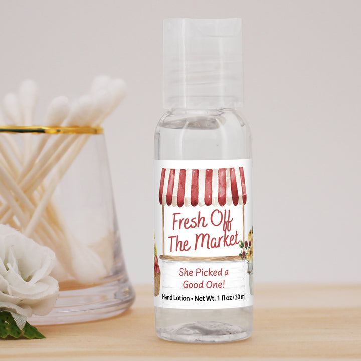 Fall Fresh Off the Market, Bridal Shower Favors, Hand Sanitizer 1 oz Gel