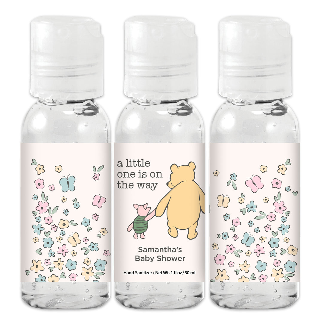 Baby Shower Hand Sanitizer Favors, Winnie the Pooh and Piglet