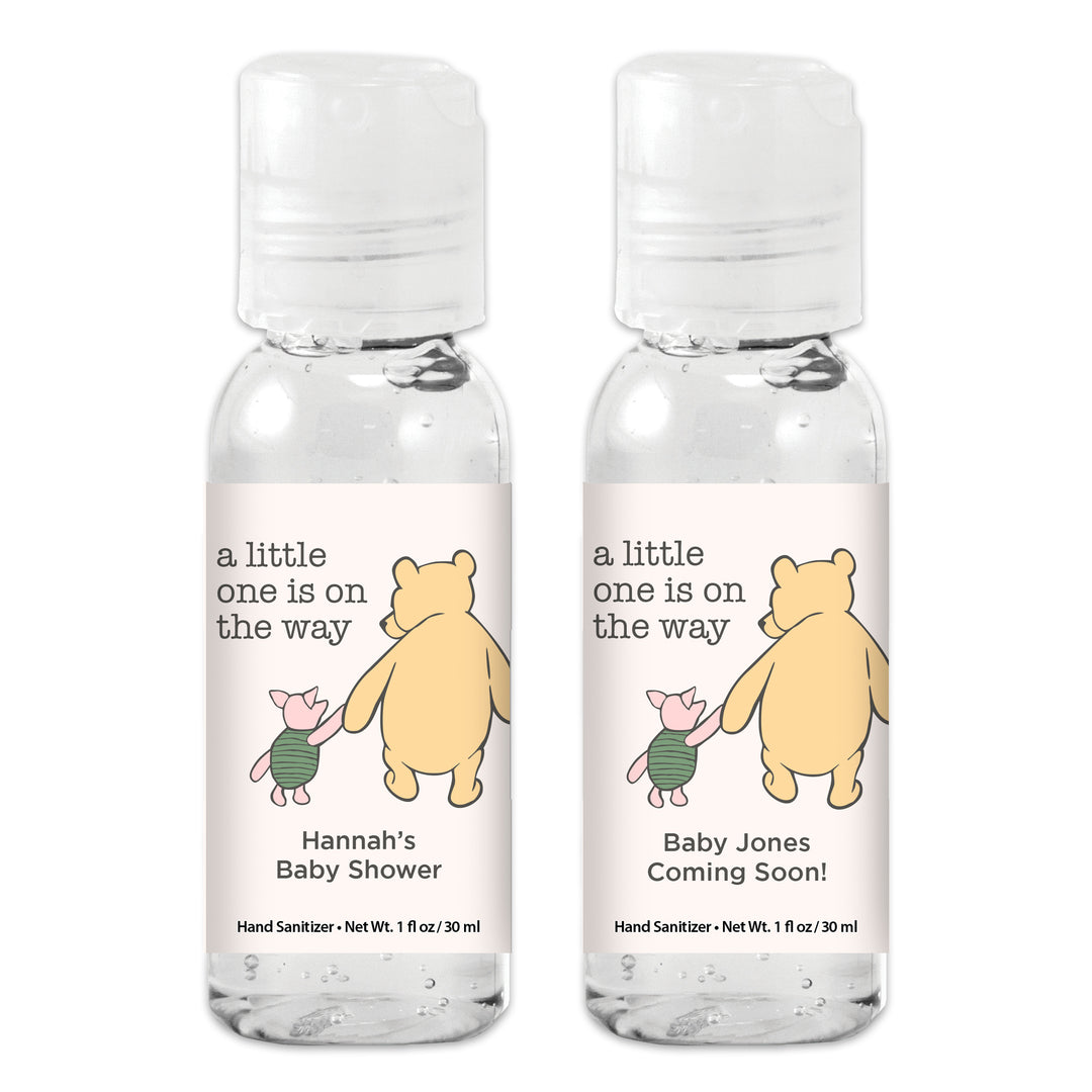 Baby Shower Hand Sanitizer Favors, Winnie the Pooh and Piglet