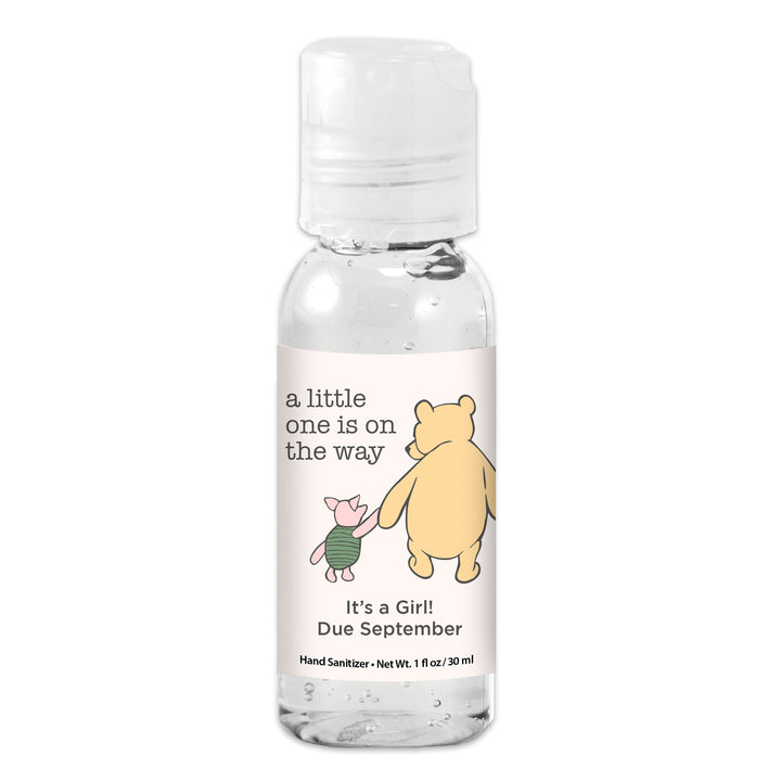 Baby Shower Hand Sanitizer Favors, Winnie the Pooh and Piglet