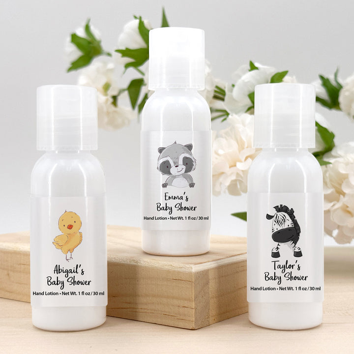 Baby Shower Favors for Guests in Bulk, Baby Shower Favors Hand Lotion, Cute Baby Animals