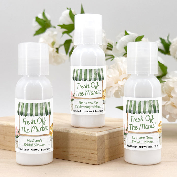 Fresh Off the Market, Bridal Shower Hand Lotion