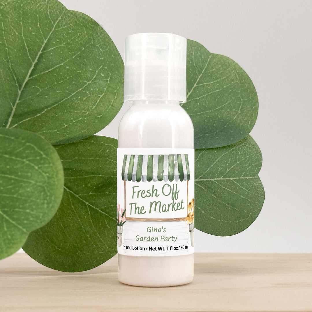 Fresh Off the Market, Bridal Shower Hand Lotion