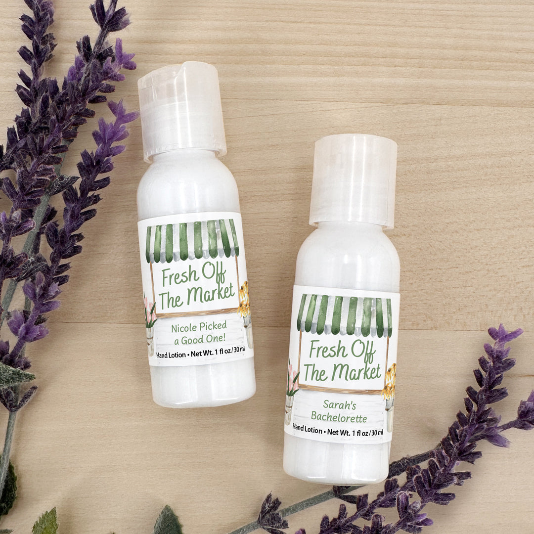 Fresh Off the Market, Bridal Shower Hand Lotion