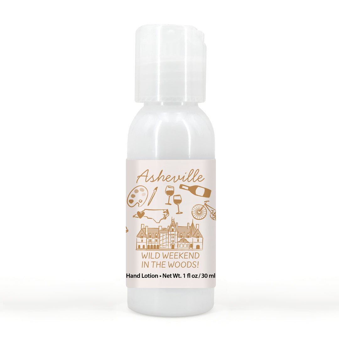 Custom Hand Lotion Wedding Favors, Girls Trip, Asheville Bachelorette Hand Lotion