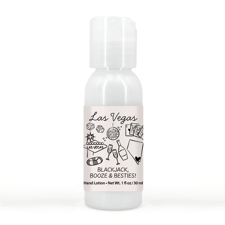 Custom Hand Lotion Wedding Favors, Girls Trip, Las Vegas Bachelorette Hand Lotion