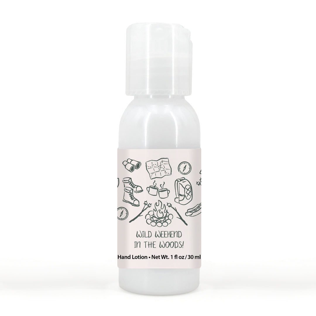 Custom Hand Lotion Wedding Favors, Girls Trip, Camping Bachelorette Hand Lotion