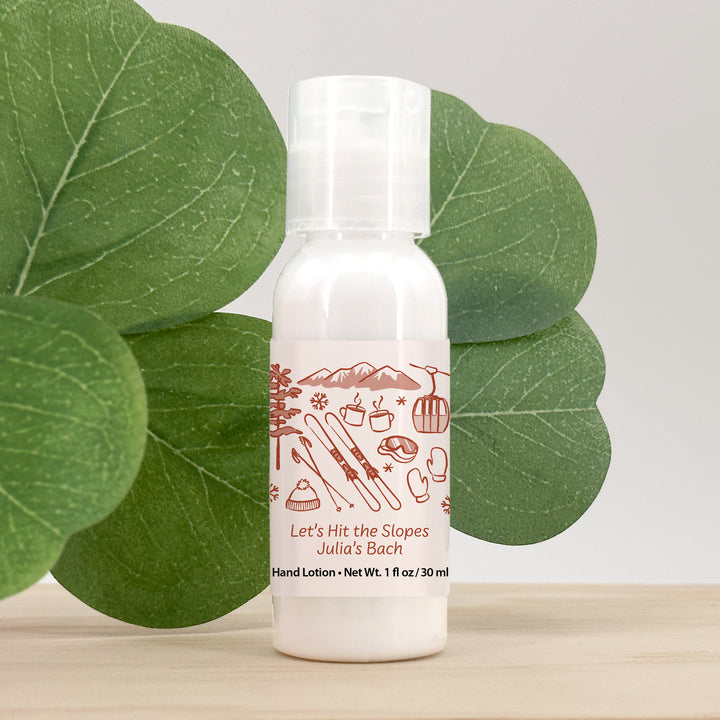 Hand Drawn Ski Sketch Pattern Hand Lotion