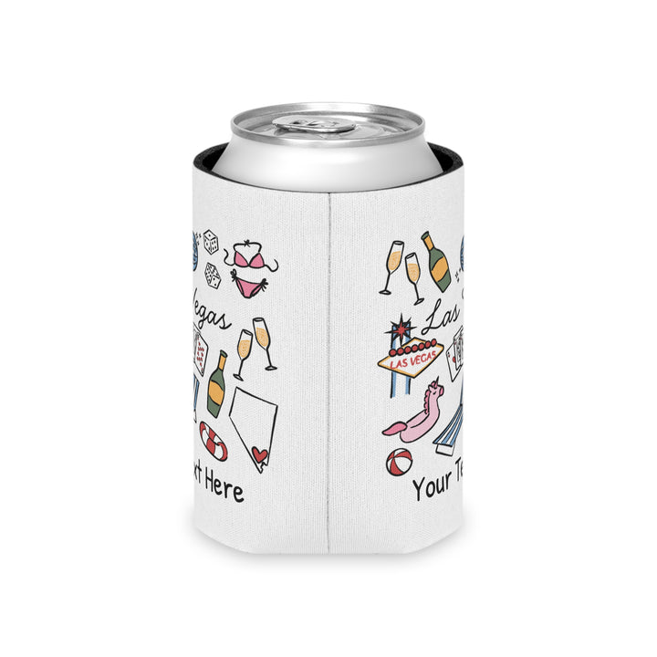Las Vegas Can Cooler — Personalized Bachelorette Party Can Cooler