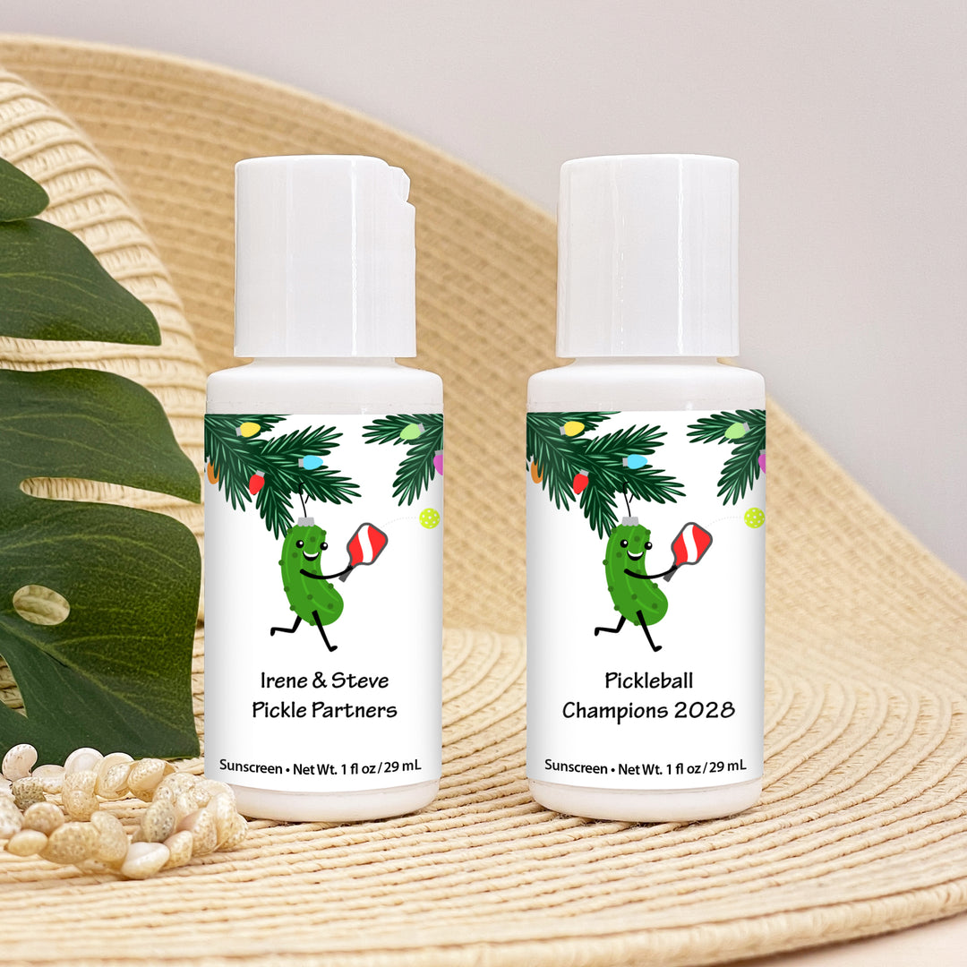 Sunscreen for Pickleball, Pickleball Stocking Stuffer, Pickleball Party Favor, Pickleball Lovers, Birthday Party Favors