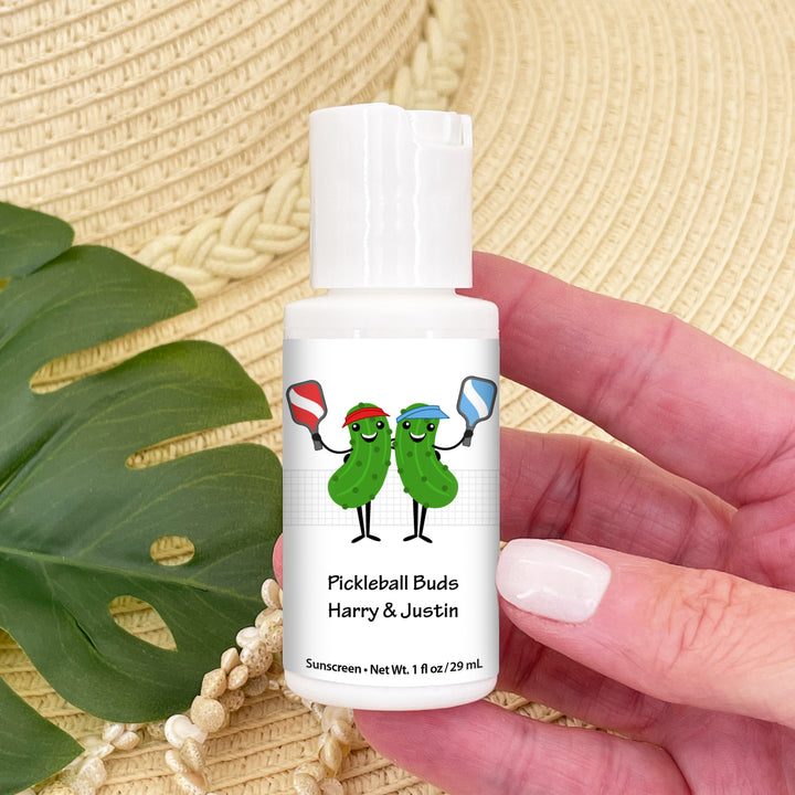 Sunscreen for Pickleball, Pickleball Gift for Woman, Pickleball Party Favor, Pickleball Lovers, Personalized Birthday Party Favors