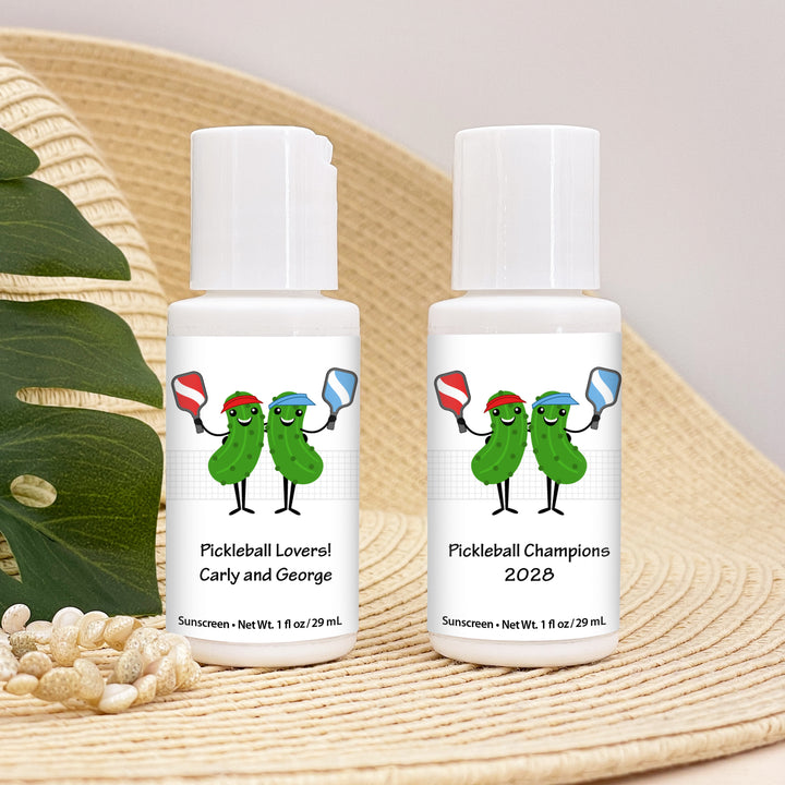 Sunscreen for Pickleball, Pickleball Gift for Woman, Pickleball Party Favor, Pickleball Lovers, Personalized Birthday Party Favors