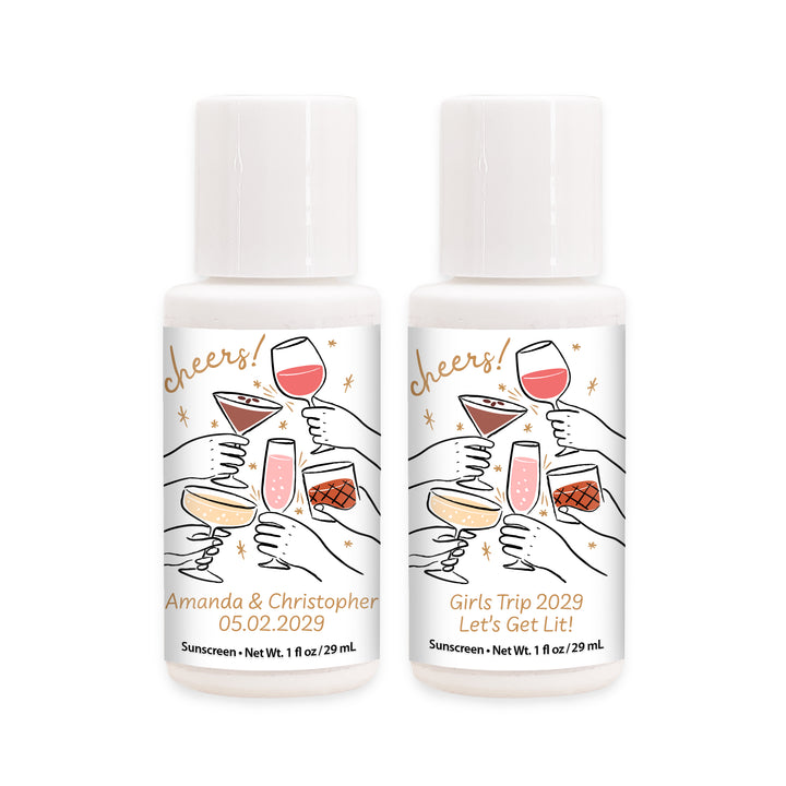 Cheers Cocktails Doodle, Sunscreen