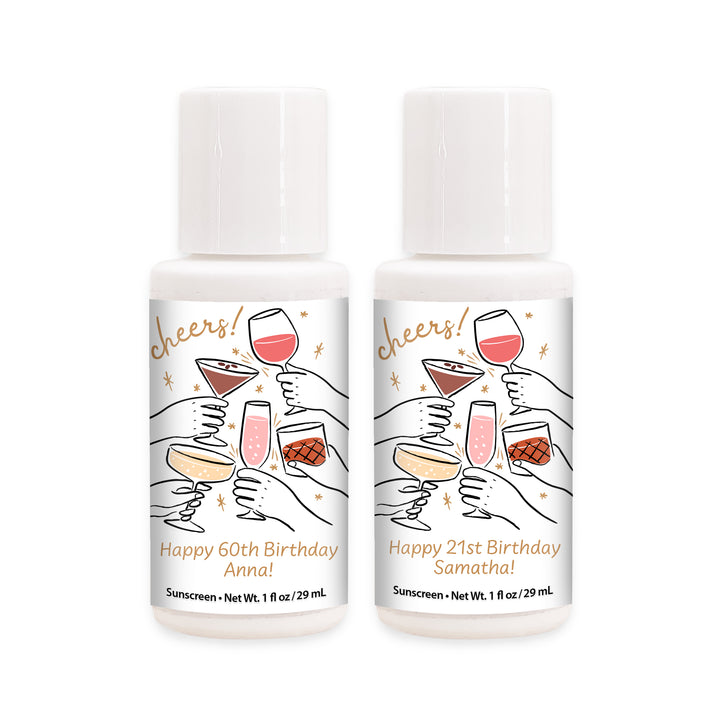 Cheers Cocktails Doodle, Sunscreen