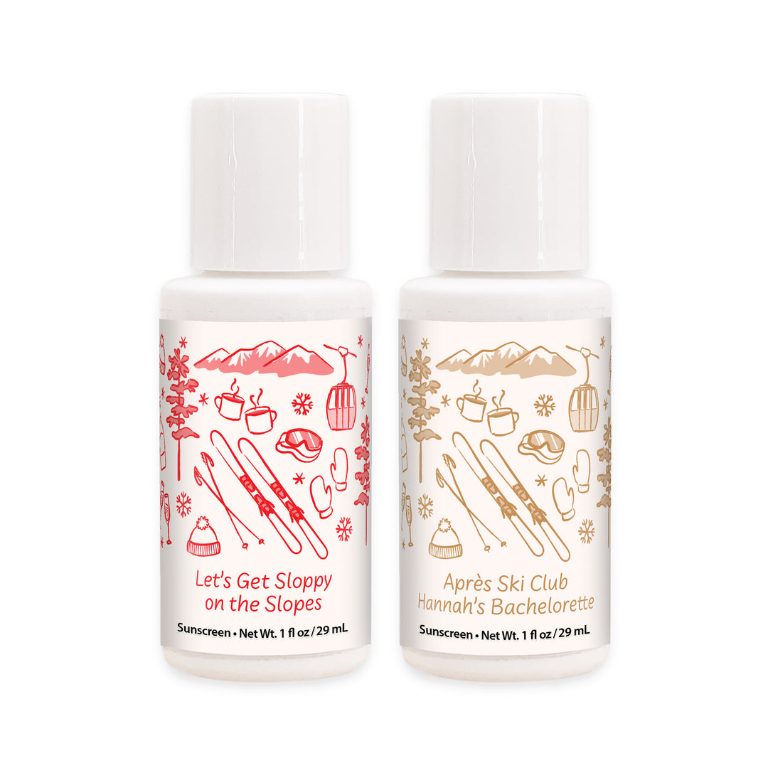 Hand Drawn Ski Sketch Pattern Sunscreen
