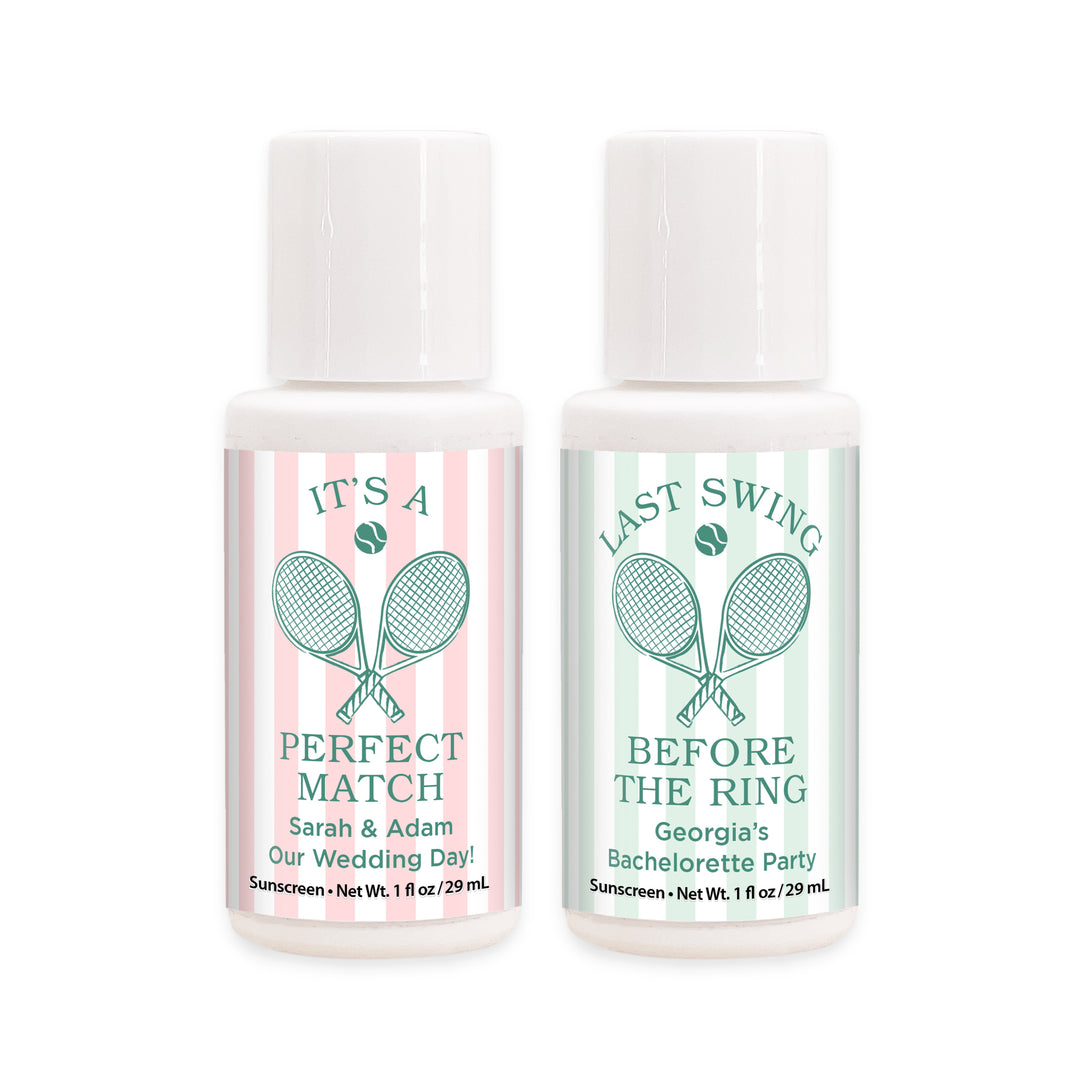 A Perfect Match, Tennis Stripe Sunscreen