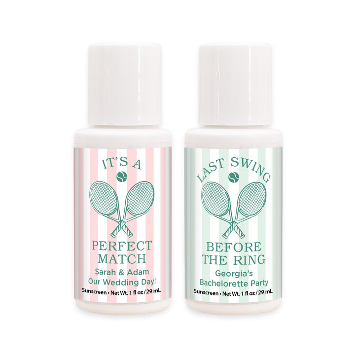 A Perfect Match, Tennis Stripe Sunscreen