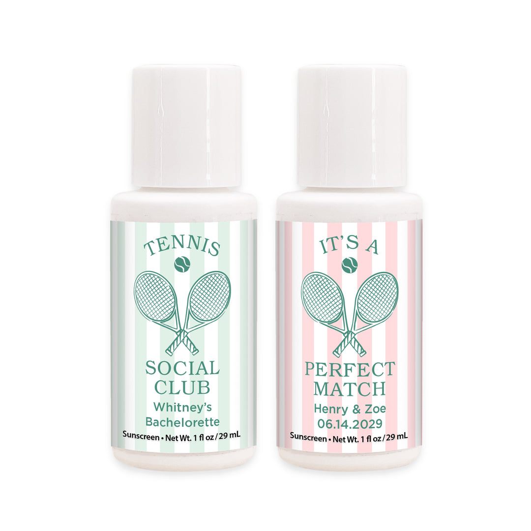 A Perfect Match, Tennis Stripe Sunscreen