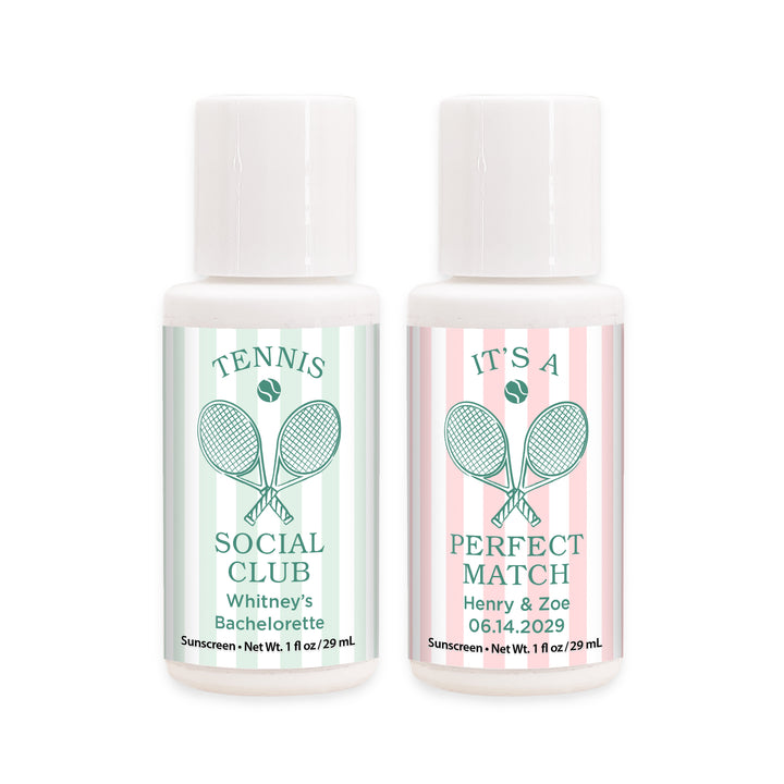 A Perfect Match, Tennis Stripe Sunscreen