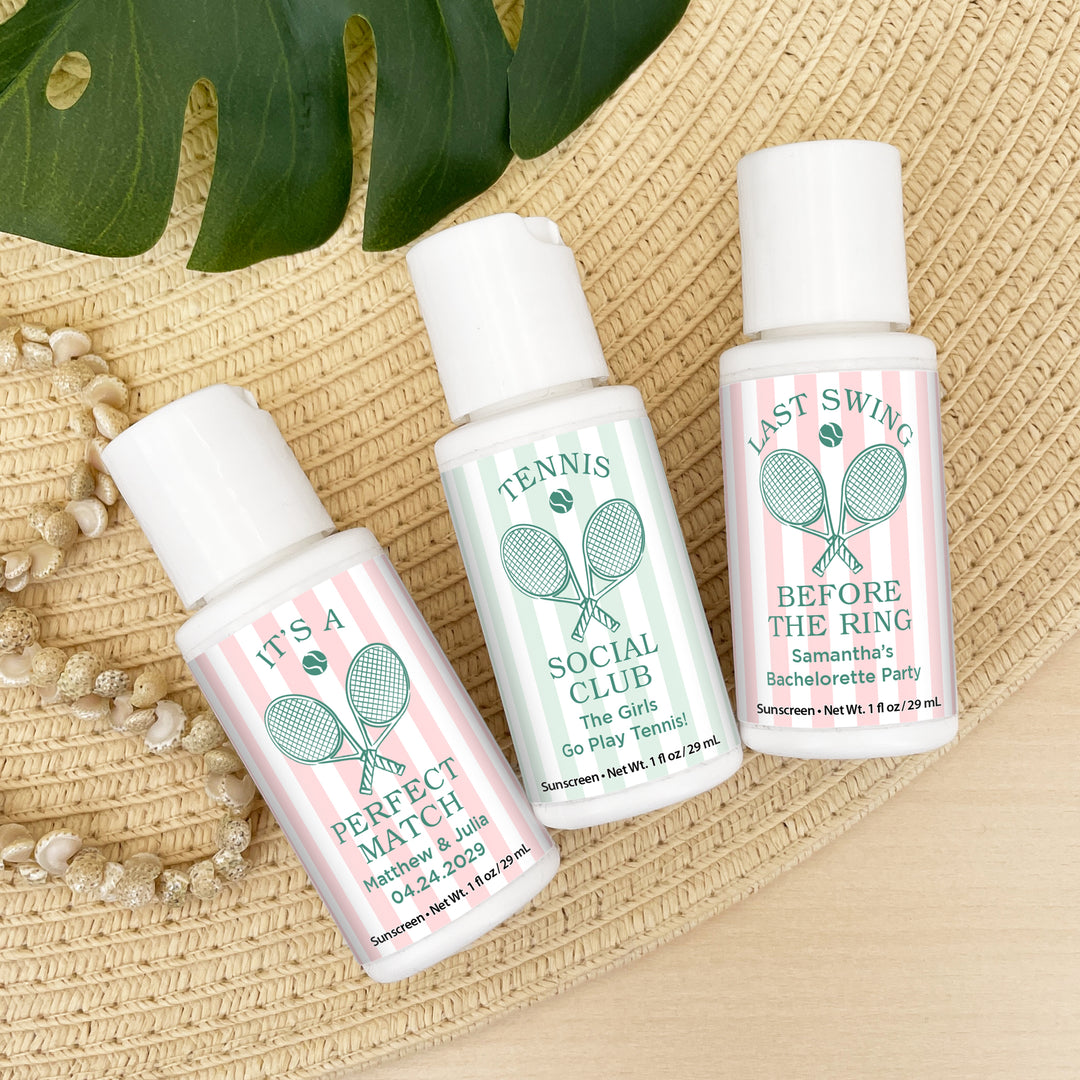 A Perfect Match, Tennis Stripe Sunscreen