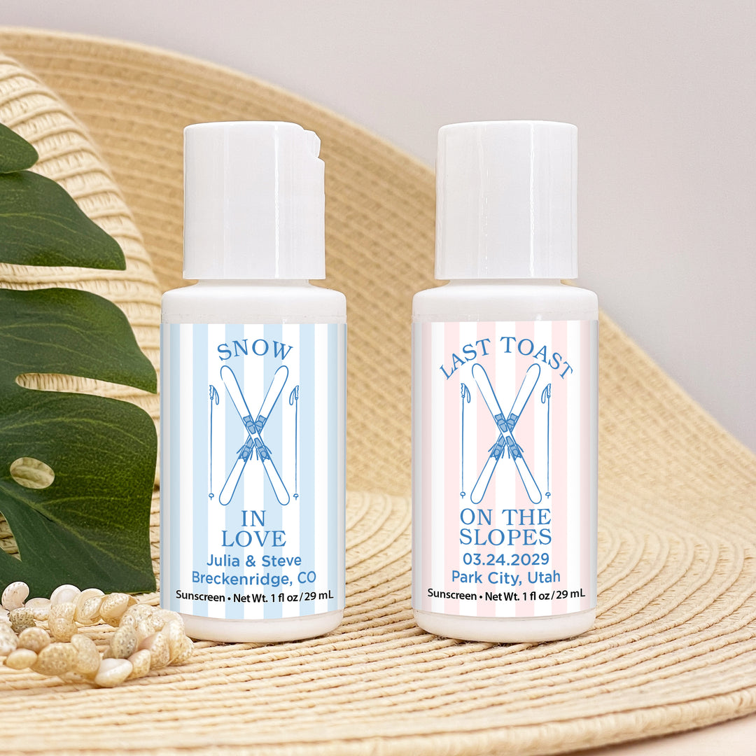 Last Toast on the Slopes, Ski Stripe Sunscreen