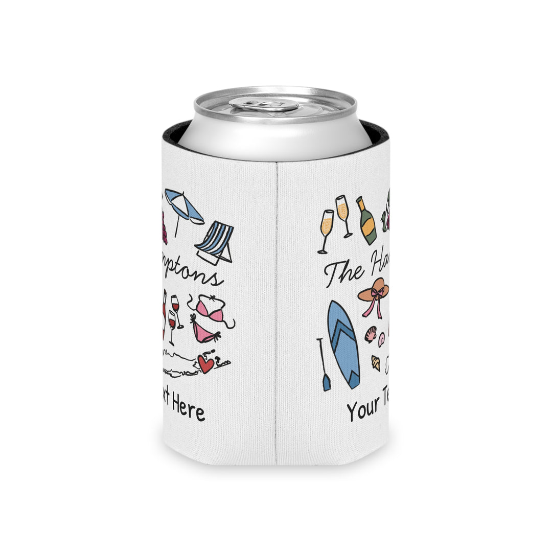 Hamptons Can Cooler — Personalized Bachelorette Party Can Cooler