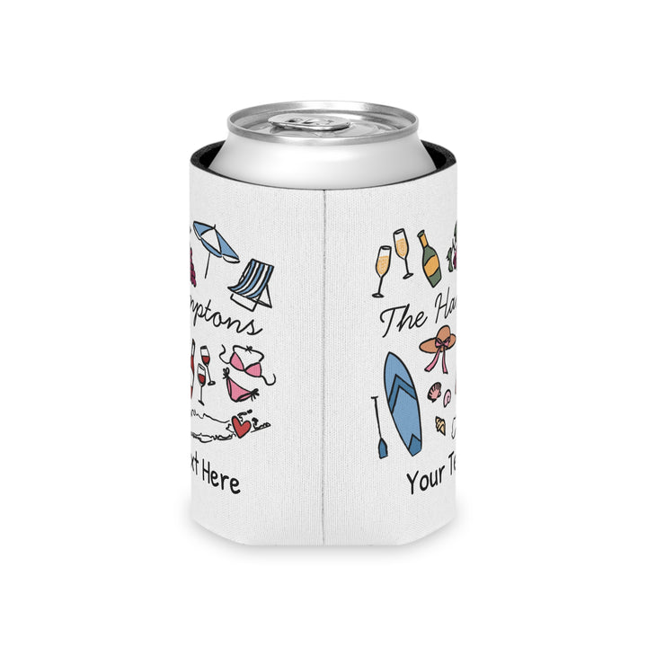 Hamptons Can Cooler — Personalized Bachelorette Party Can Cooler