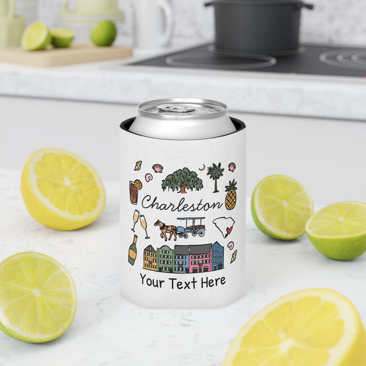 Charleston Can Cooler — Personalized Bachelorette Party Can Cooler