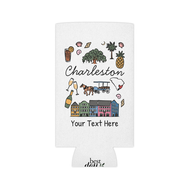 Charleston Can Cooler — Personalized Bachelorette Party Can Cooler