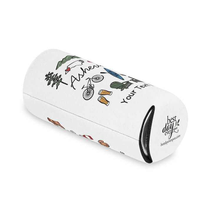 Asheville Can Cooler — Personalized Bachelorette Party Can Cooler