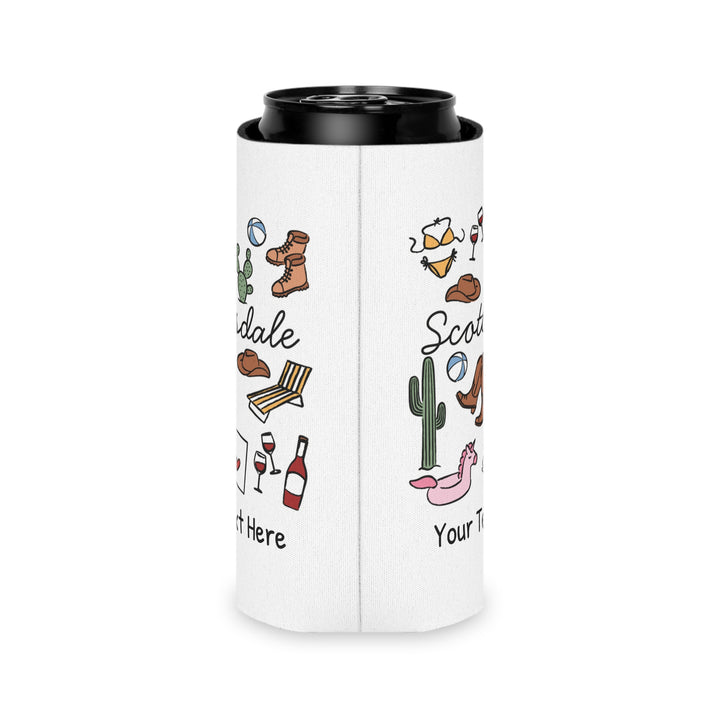 Scottsdale Can Cooler — Personalized Bachelorette Party Can Cooler