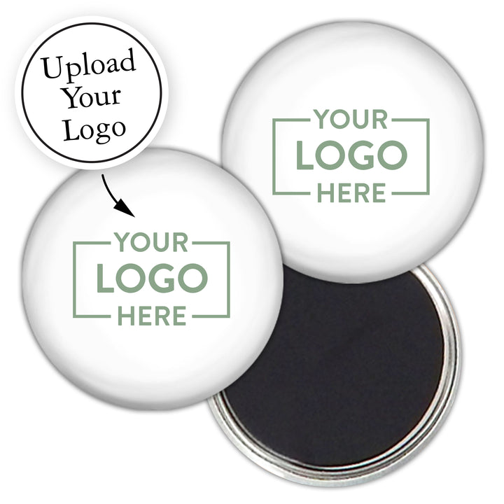 Custom Magnets, Personalized Round Magnets 2.25" - Promotional Product/Bulk with Your Logo/Customized