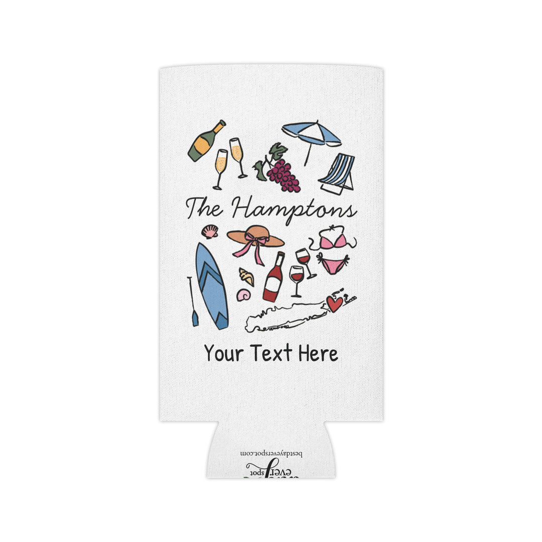 Hamptons Can Cooler — Personalized Bachelorette Party Can Cooler