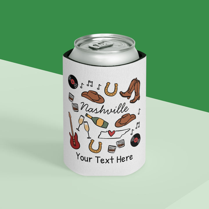 Nashville Can Cooler — Personalized Bachelorette Party Can Cooler
