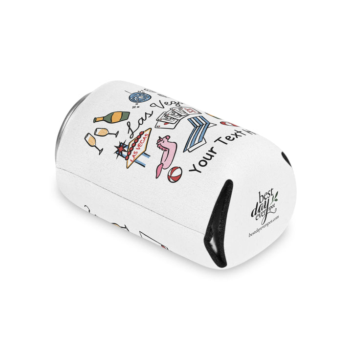Las Vegas Can Cooler — Personalized Bachelorette Party Can Cooler