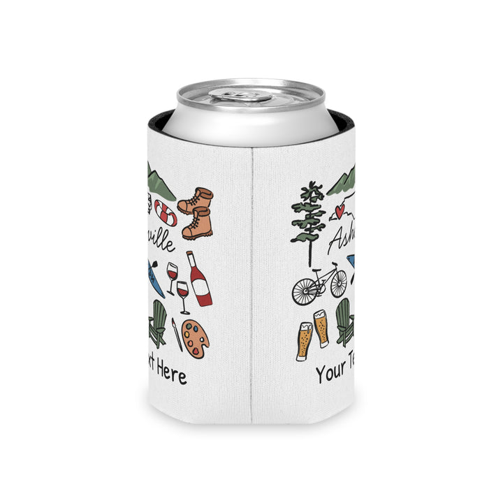 Asheville Can Cooler — Personalized Bachelorette Party Can Cooler