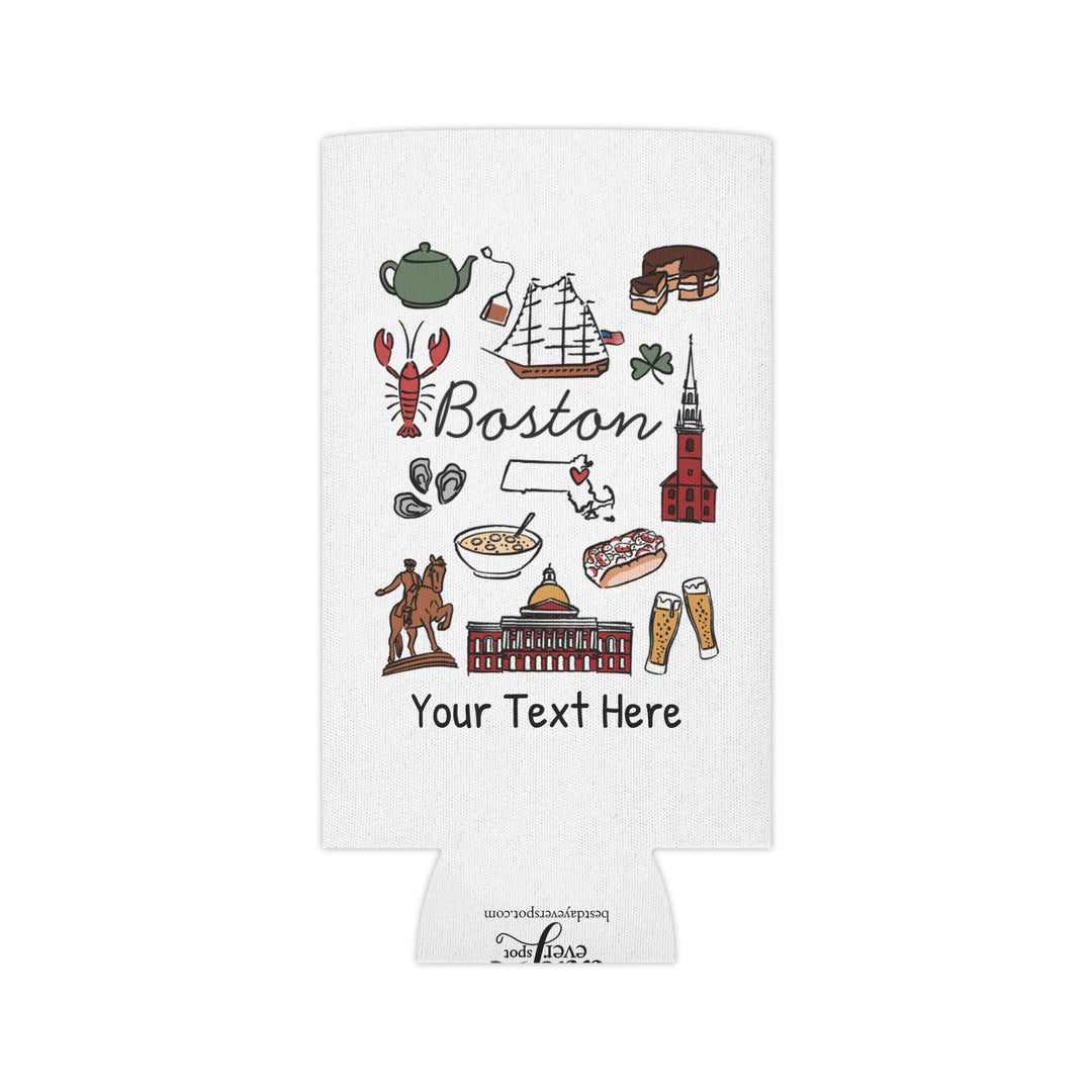 Boston Can Cooler — Personalized Bachelorette Party Can Cooler