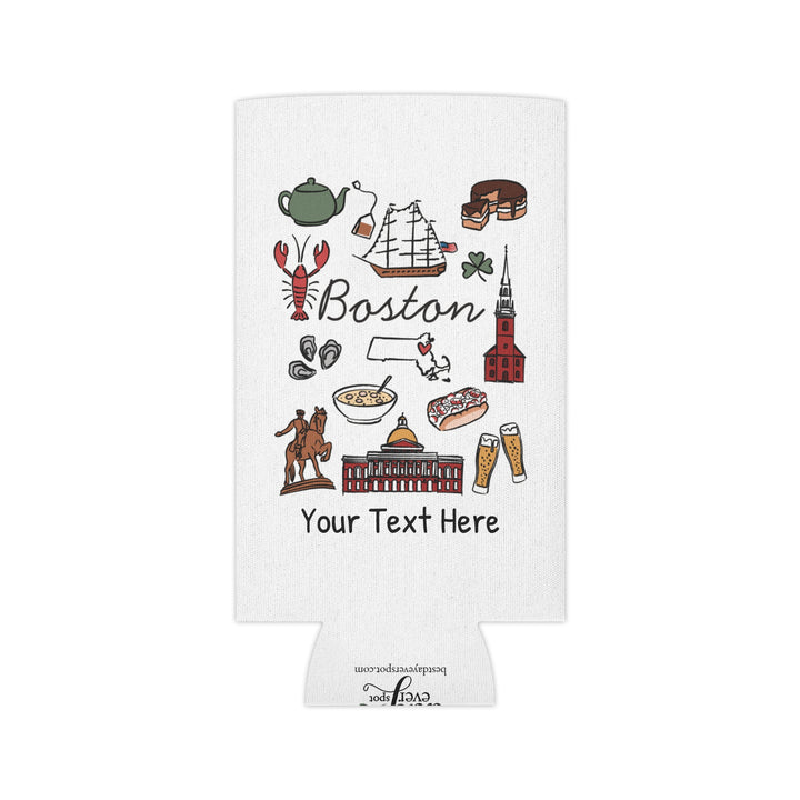 Boston Can Cooler — Personalized Bachelorette Party Can Cooler