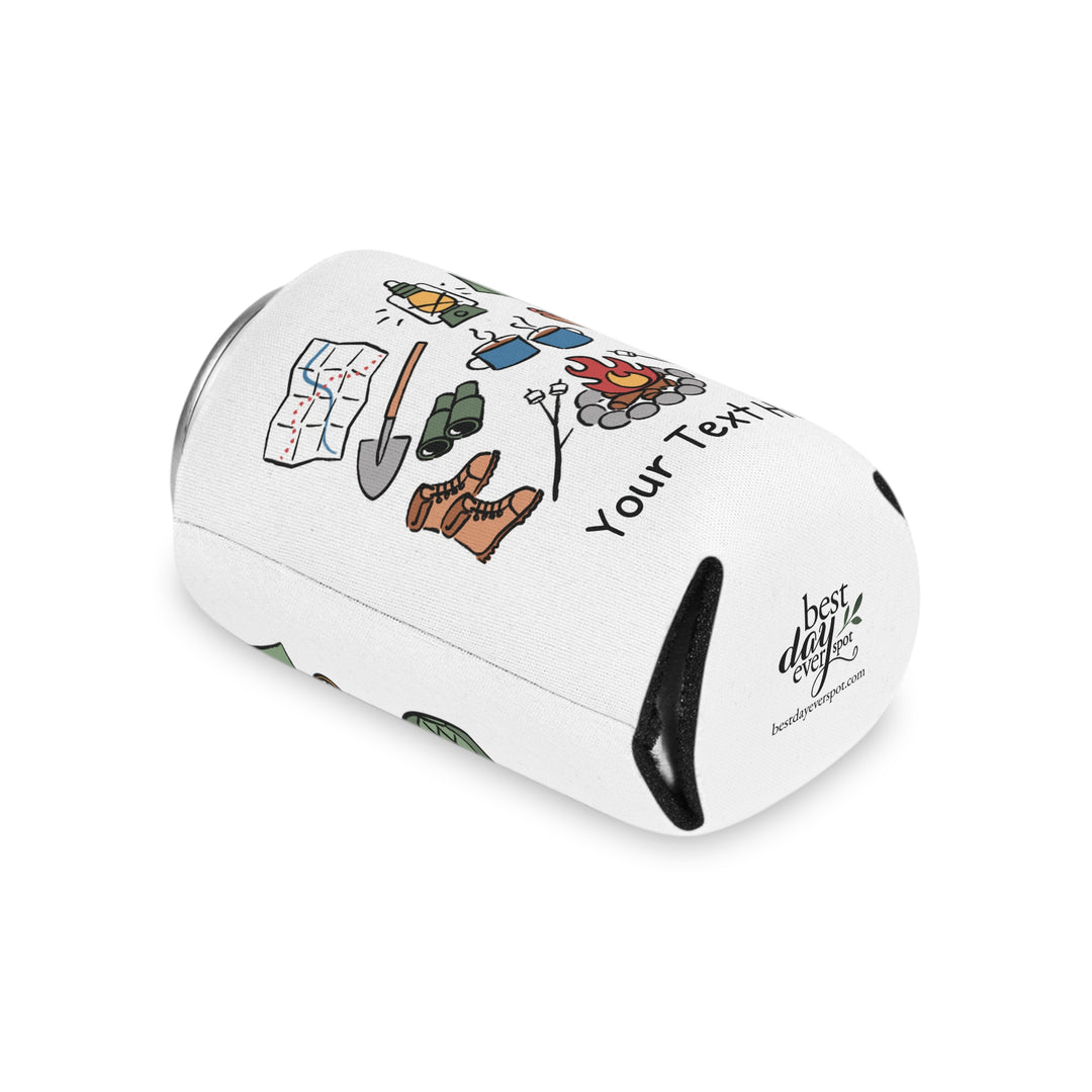 Camping Can Cooler — Personalized Bachelorette Party Can Cooler