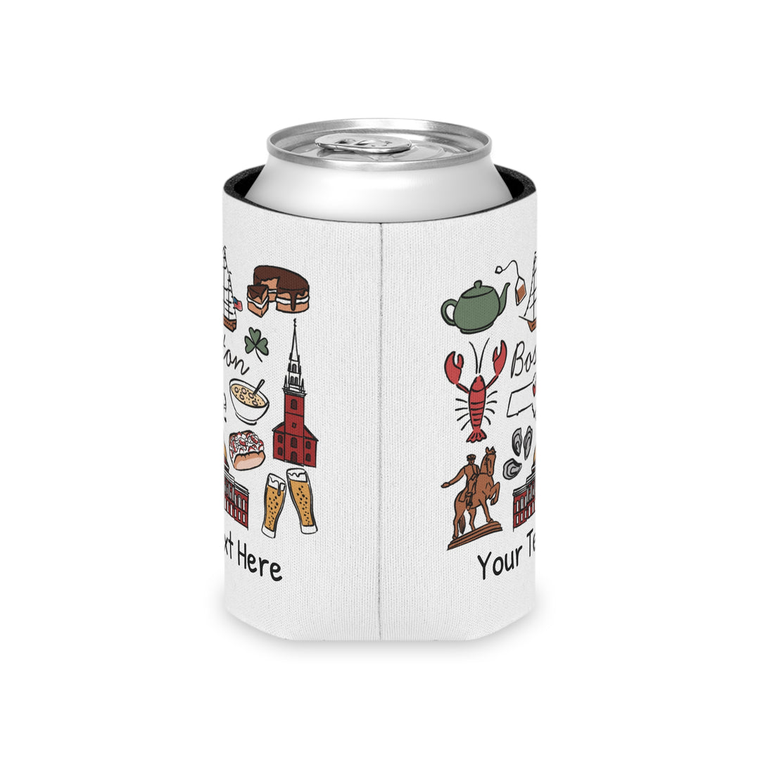 Boston Can Cooler — Personalized Bachelorette Party Can Cooler