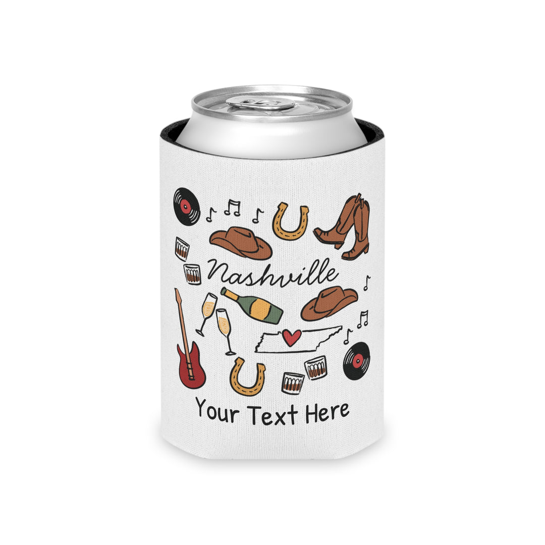 Nashville Can Cooler — Personalized Bachelorette Party Can Cooler