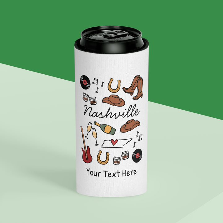 Nashville Can Cooler — Personalized Bachelorette Party Can Cooler