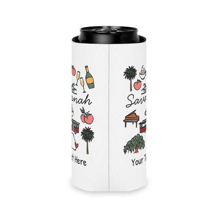 Savannah Can Cooler — Personalized Bachelorette Party Can Cooler